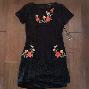 NWT Black Lace Floral Dress  |💎JG